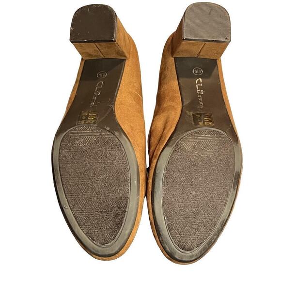 Chinese Laundry Anete Fringe Suede Block Heel Pumps sz 6.5 womens Oxford loafer - Picture 6 of 11